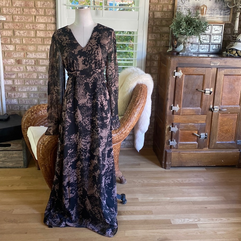 THE NICOLE RICHIE COLLECTION MAXI DRESS 12 EXCELLENT
